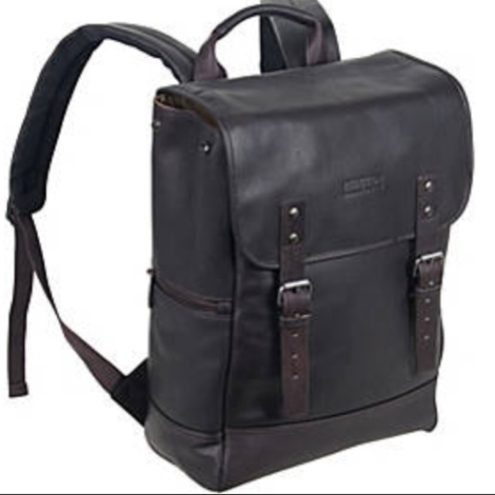 NEW Kenneth Cole Leather Backpack